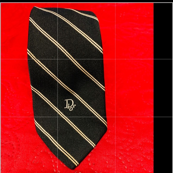Dior Other - Vintage Christian Dior striped Neck Tie